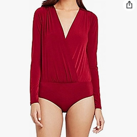 BCBG DEEP V OPEN BACK BODYSUIT SIZE S - Picture 5 of 5